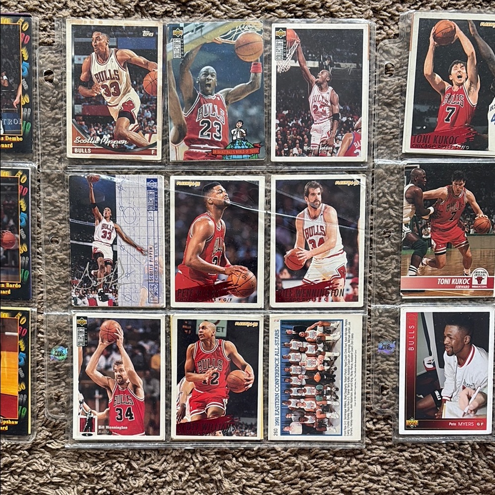 NBA Basketball Trading Cards Collection - Chicago Bulls